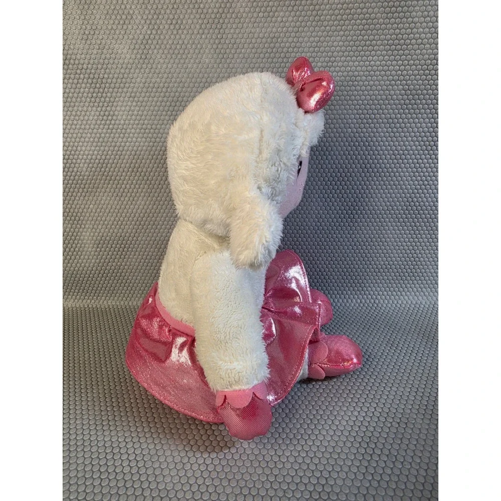 Ty Beanie Buddies Disney Doc McStuffins Lambie Plush White Pink Lamb Tutu Bow